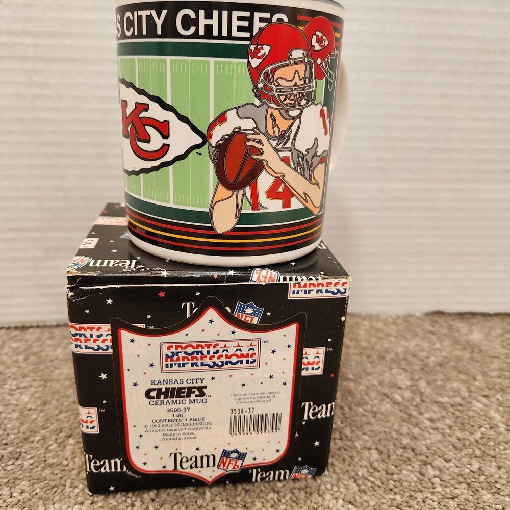 Kansas City Chiefs Coffee Mug 1992 Sports Impressions Team NFL Football NEW